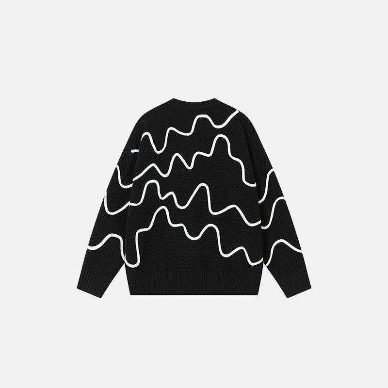 Wave Pattern Sweater