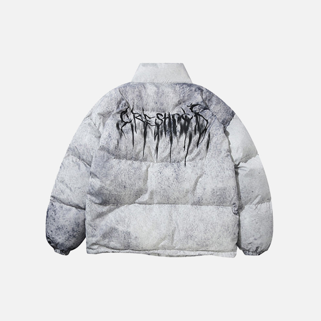 Tie Dye Puffer Jacket