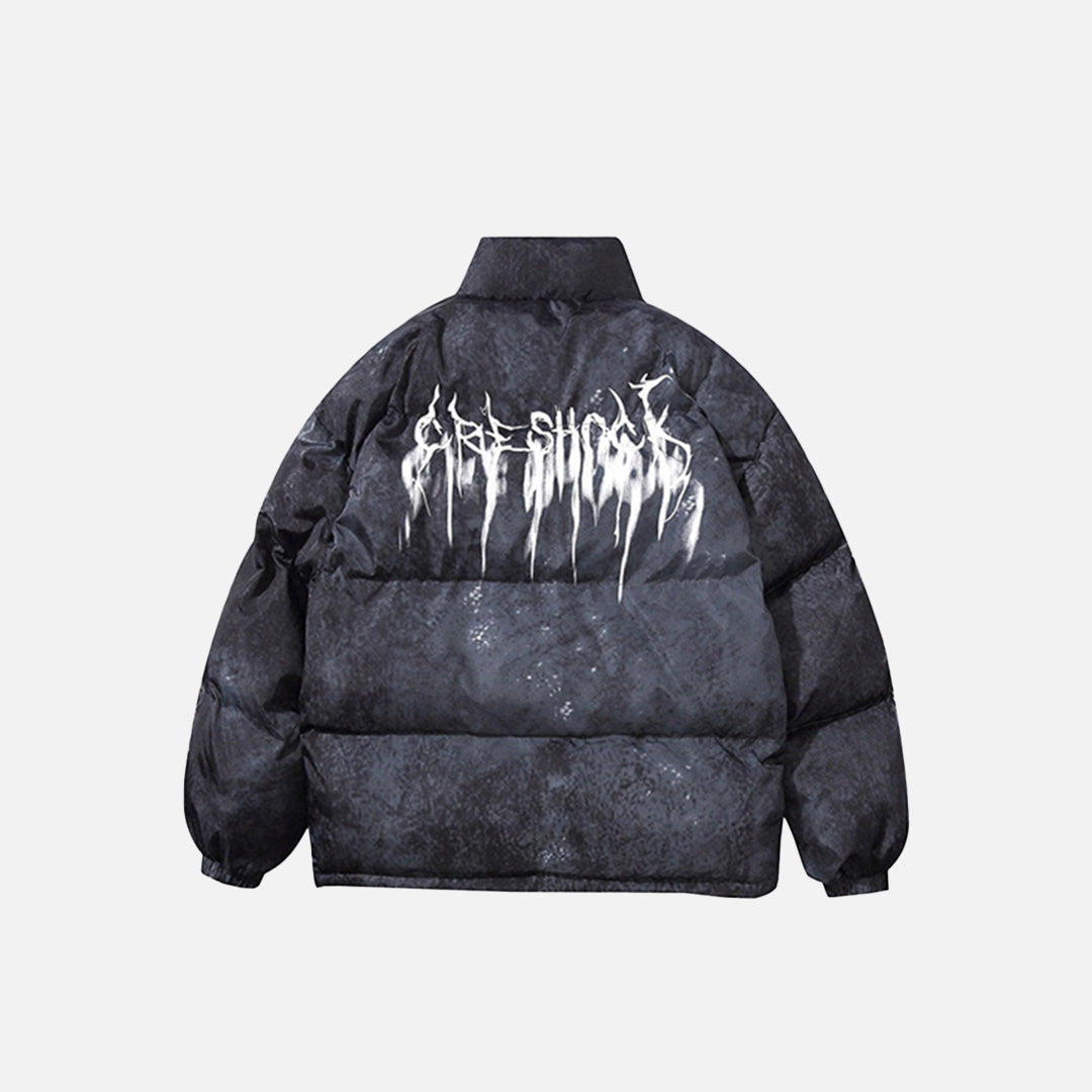 Tie Dye Puffer Jacket
