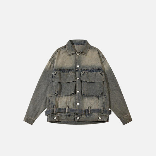 Multi Pocket Denim Jacket