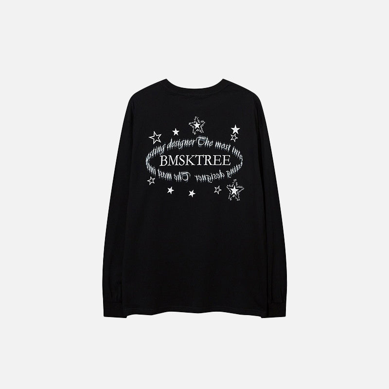 Angel Girl Graphic Print Sweatshirt
