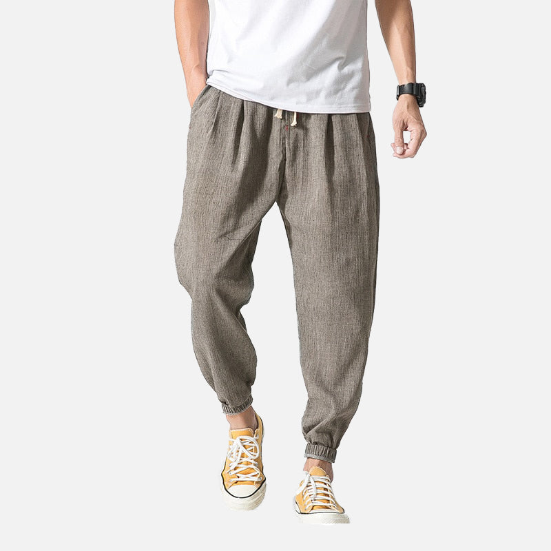 Linen Harem Baggy Pants