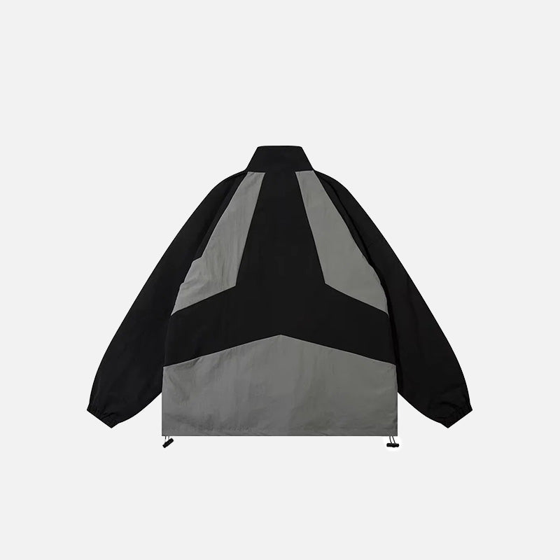 Splicing Color Windbreaker Jacket