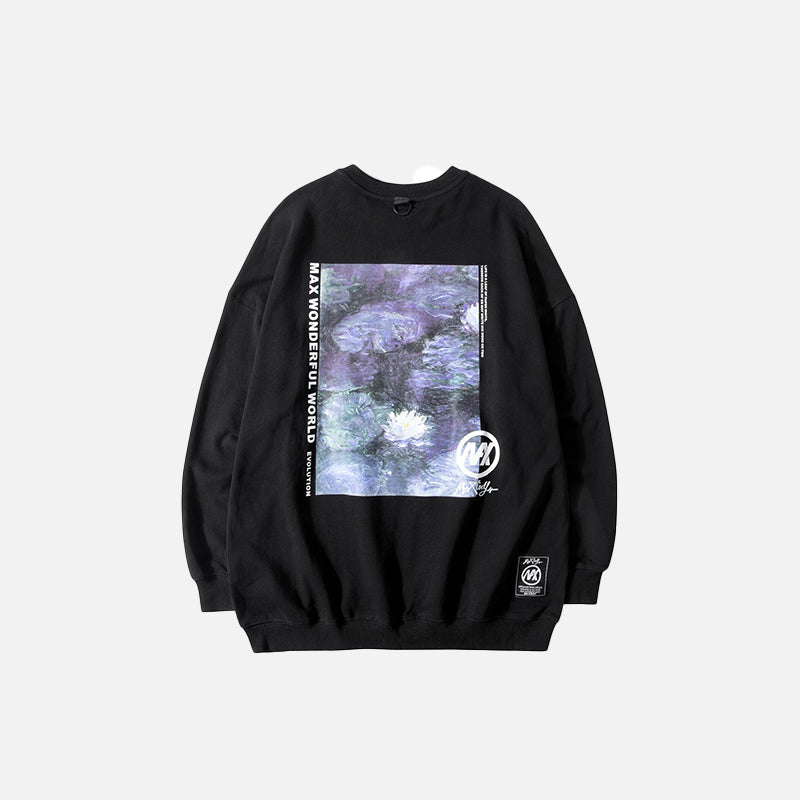 Floral Print Sweatshirt