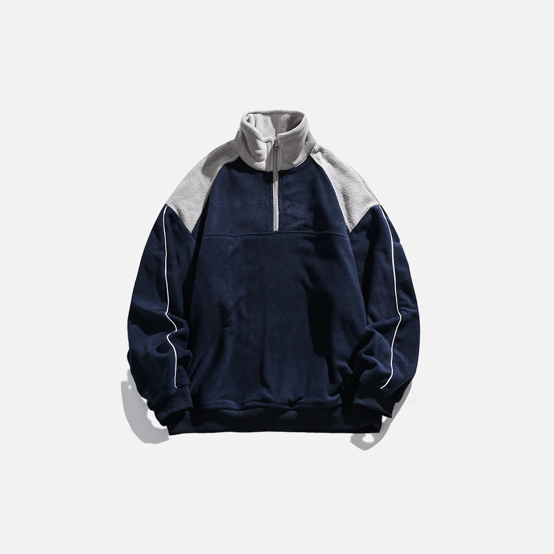 Furry Patchwork High Street Sweatshirt
