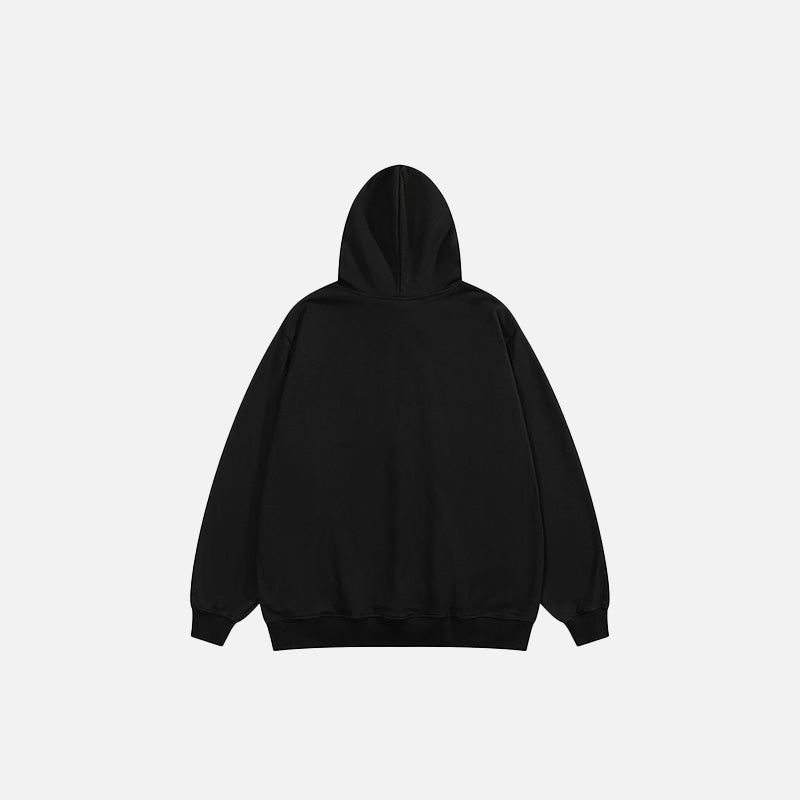 Vintage Star Graphic Oversized Hoodie