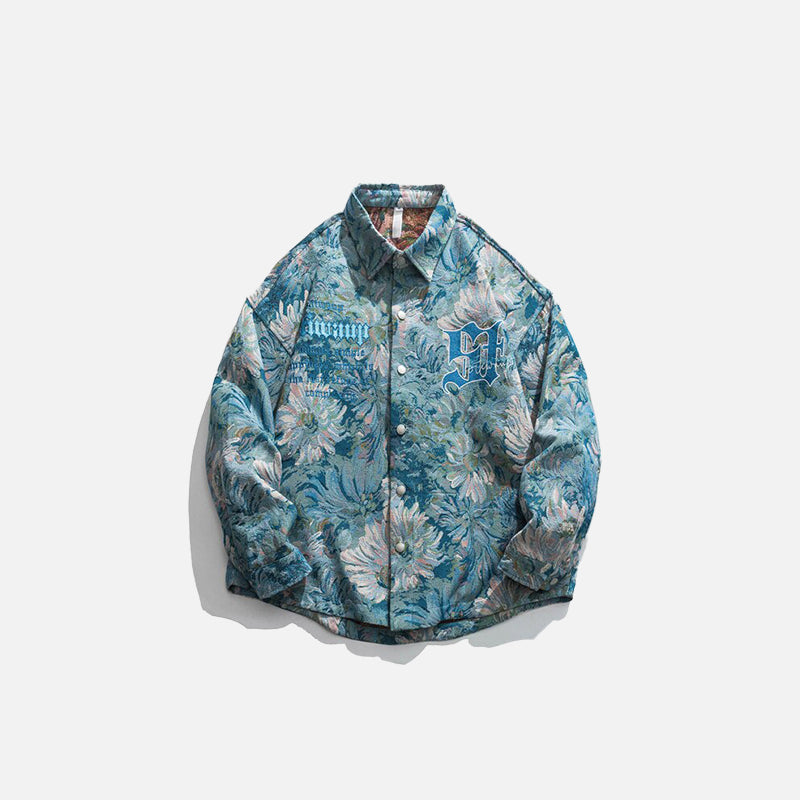 Daisy Flowers Floral Print Jacket