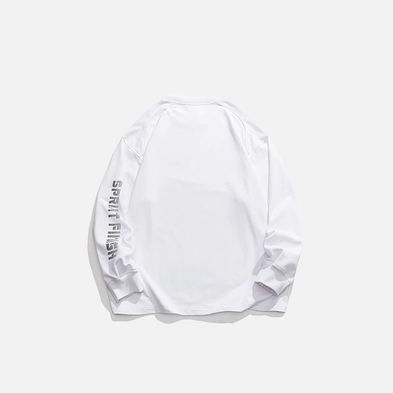 Oversized Racing Loose Sweatshirt