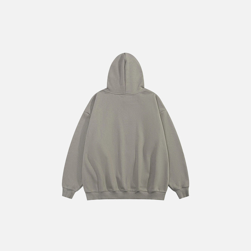 Butterfly Printed Loose Hoodie