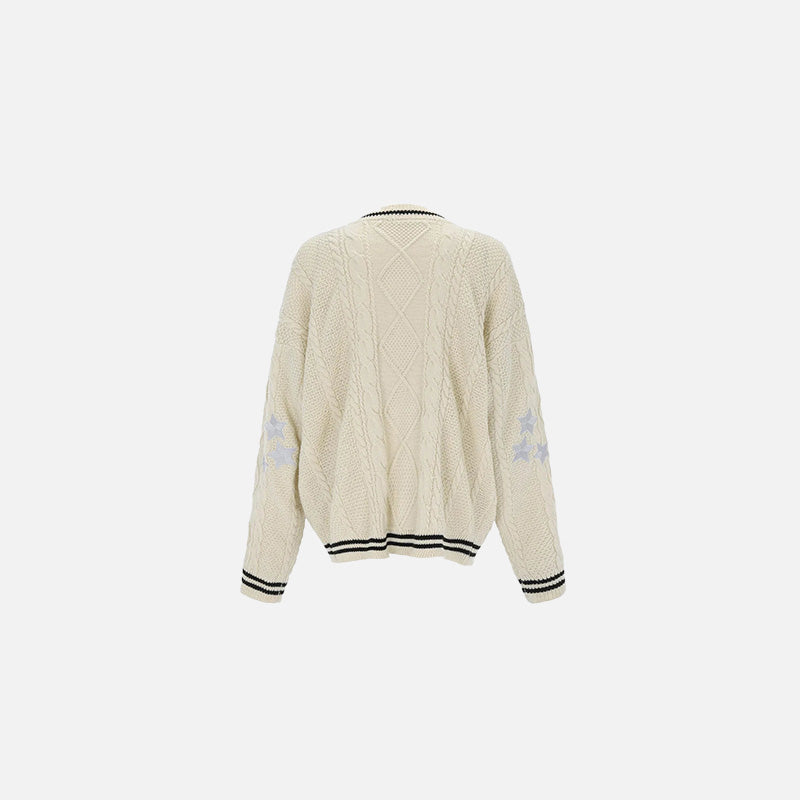 Y2K Vintage Cable-Knit Sweater