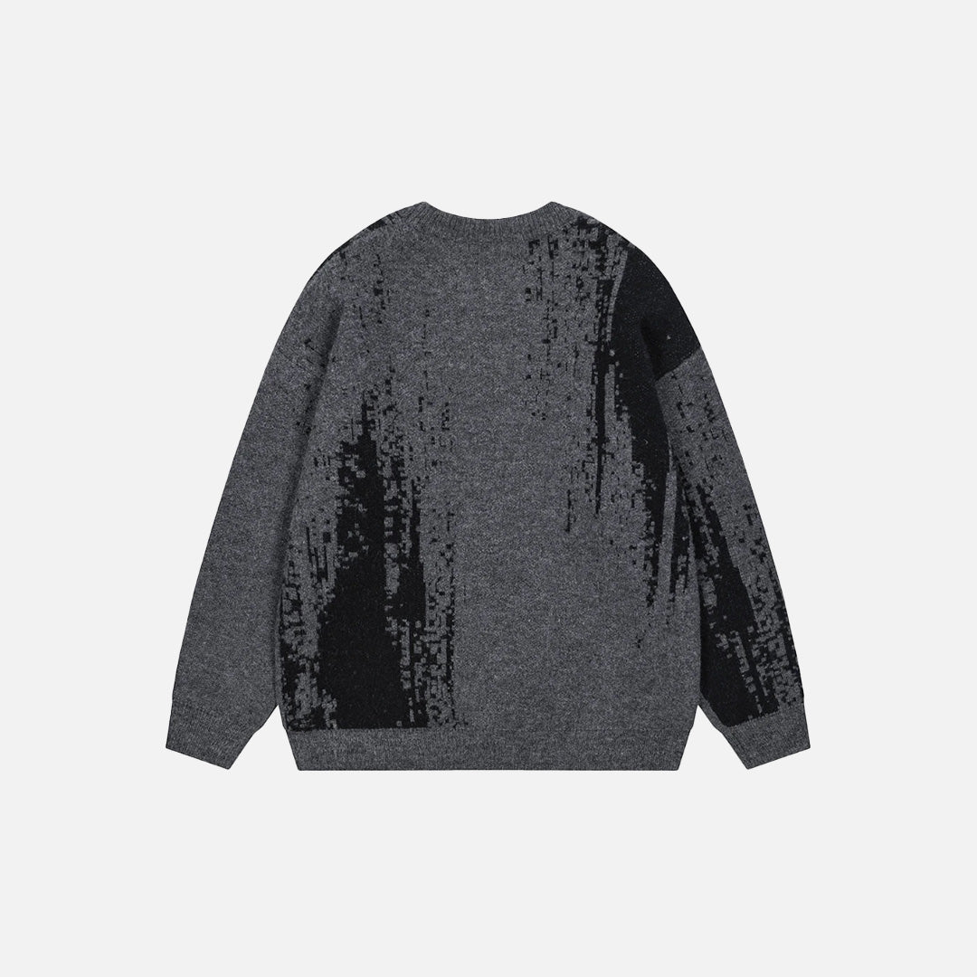 Glitch Matrix Sweater