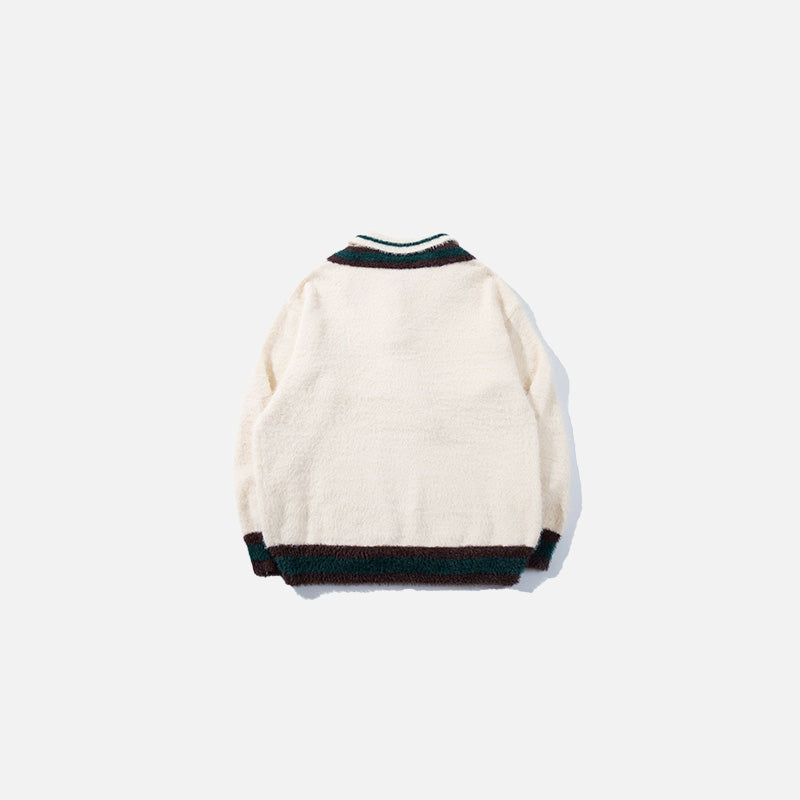 Preppy Tie Sweater