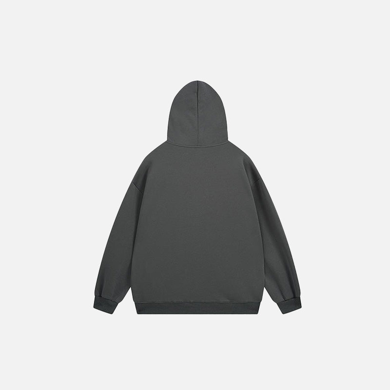 Burning Building Graphic Hoodie