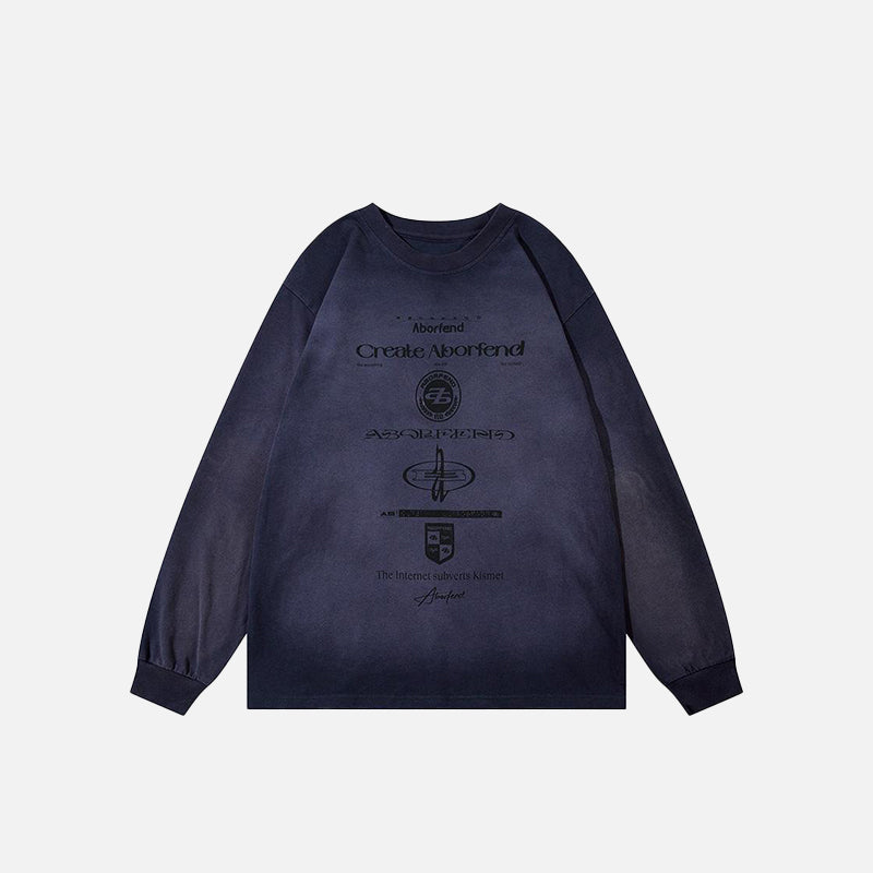 Vintage Washed Oversized Sweatshirt