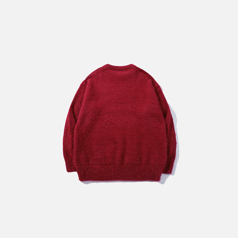 Cute Snake Wreath Sweater
