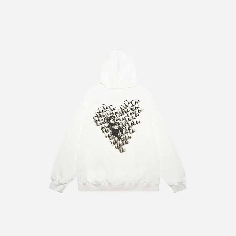 Painted Letters Hoodie