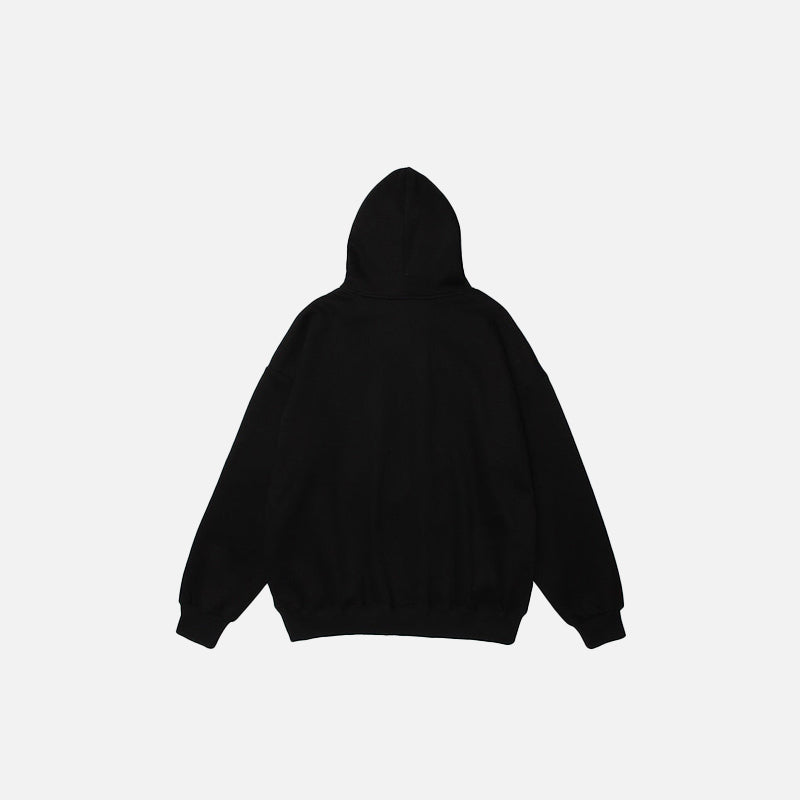 Feel Good Bear Print Hoodie