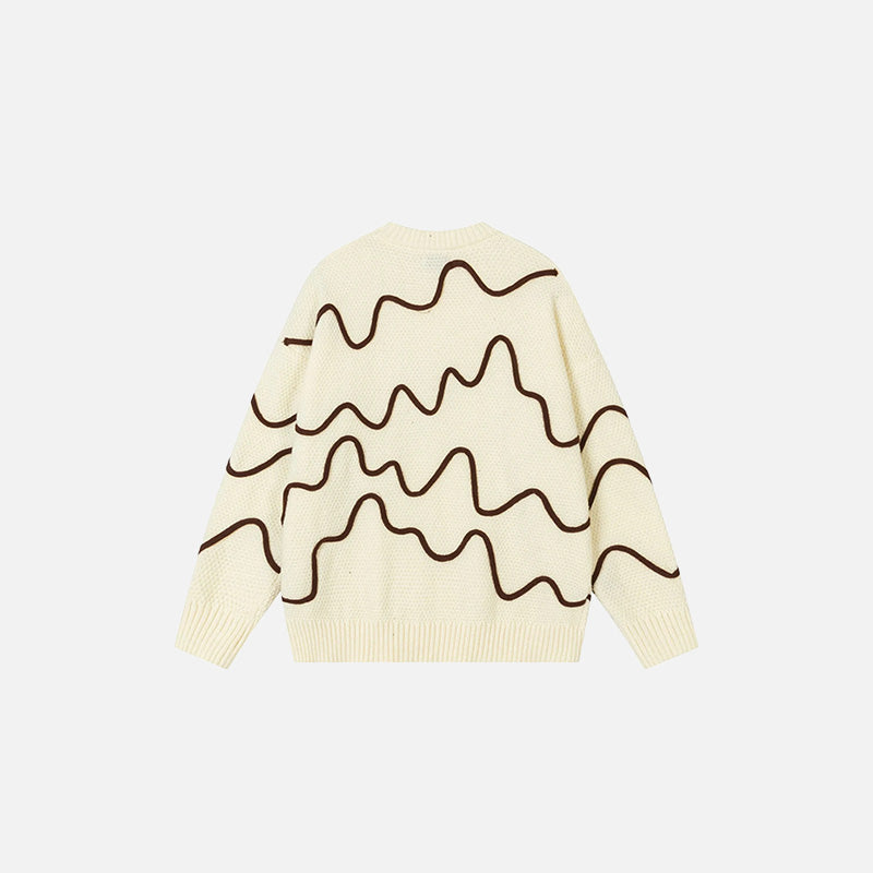 Wave Pattern Sweater
