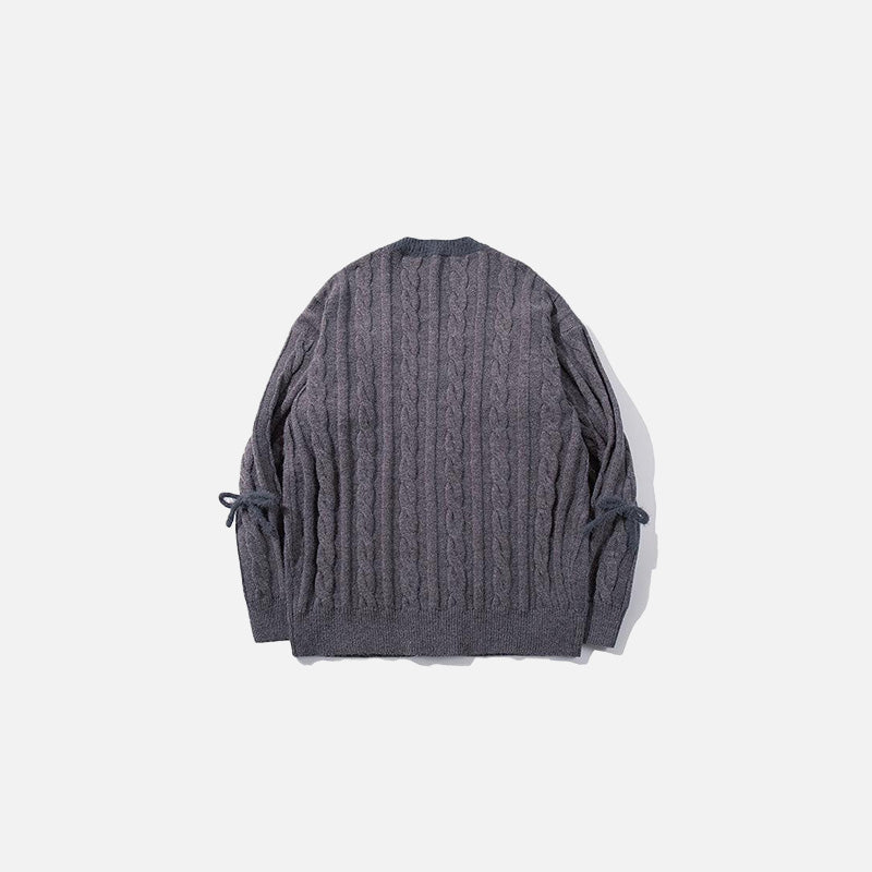 Chunky Textured Knit Sweater