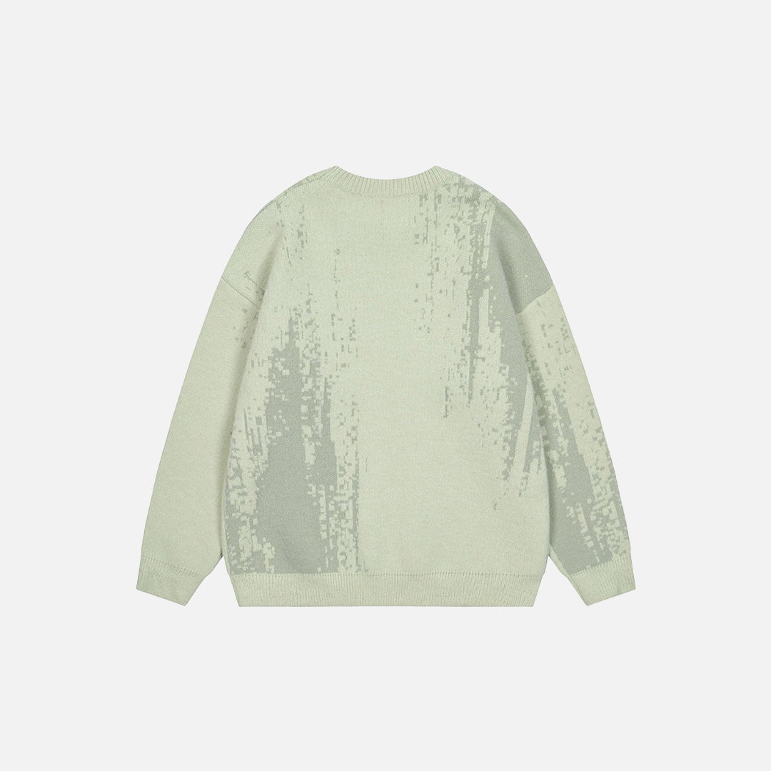 Glitch Matrix Sweater