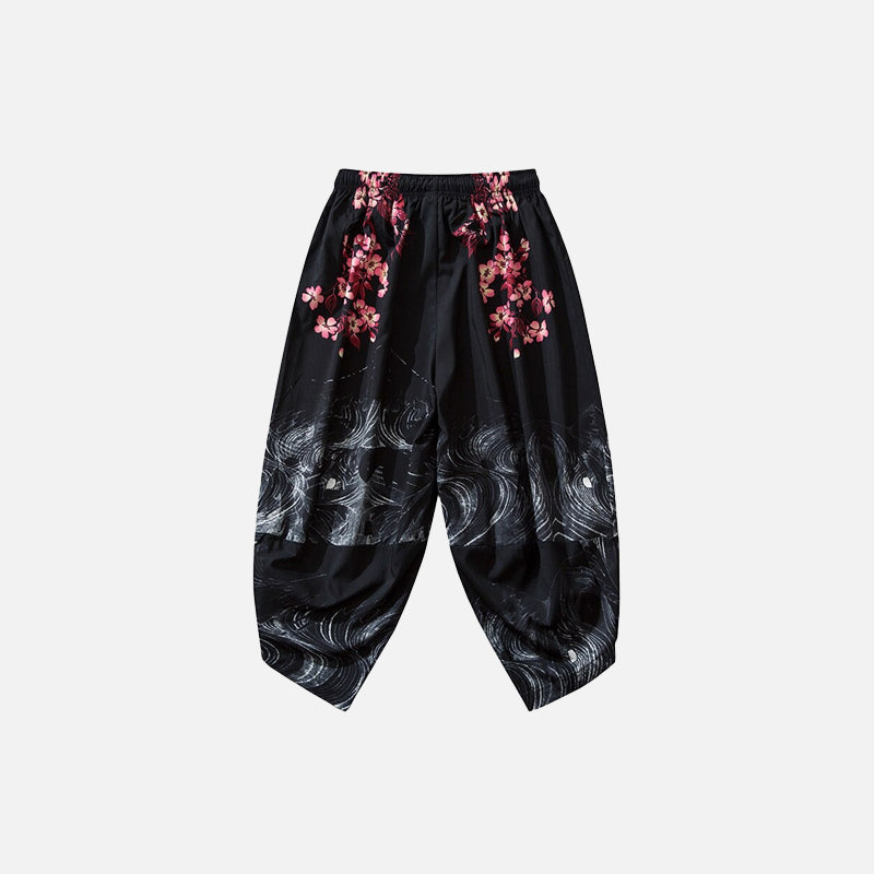Japanese Flowers Pants