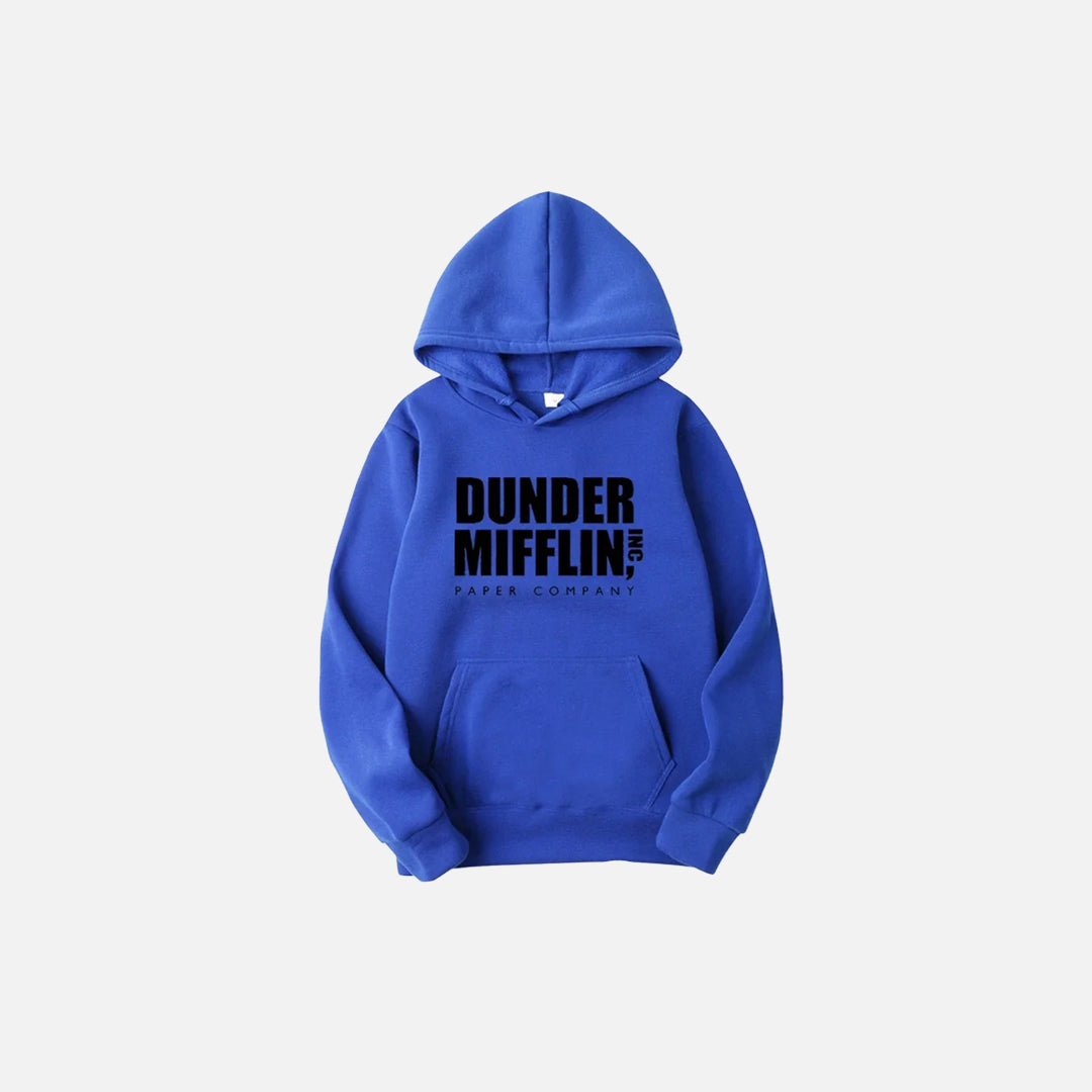 Letter Print Solid Color Hoodie
