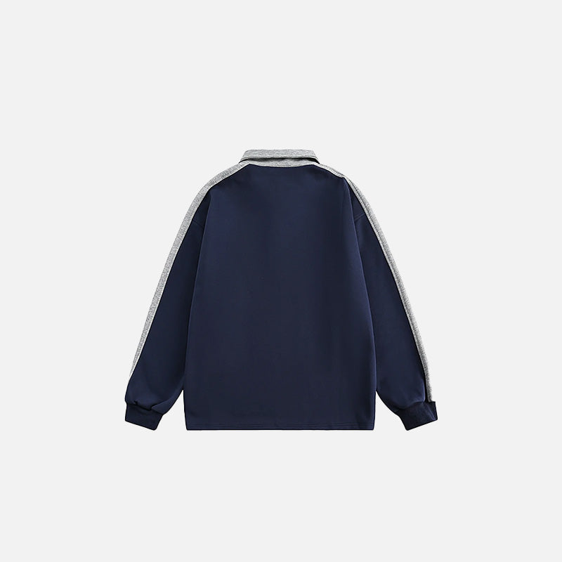 Racing Embroidery Sweatshirt
