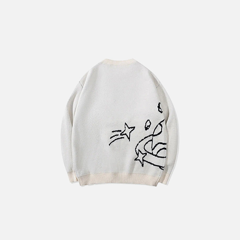 Y2K Starlit Dreams Sweater