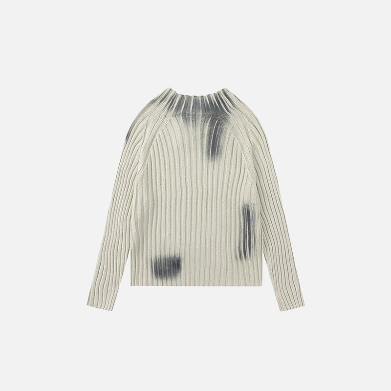 Loose Ripple Knitted Sweater