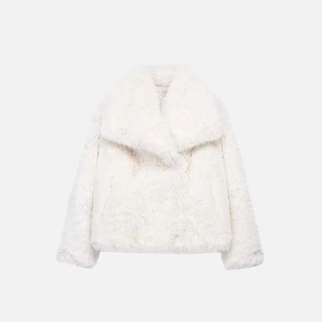 Furry Long-sleeved Jacket