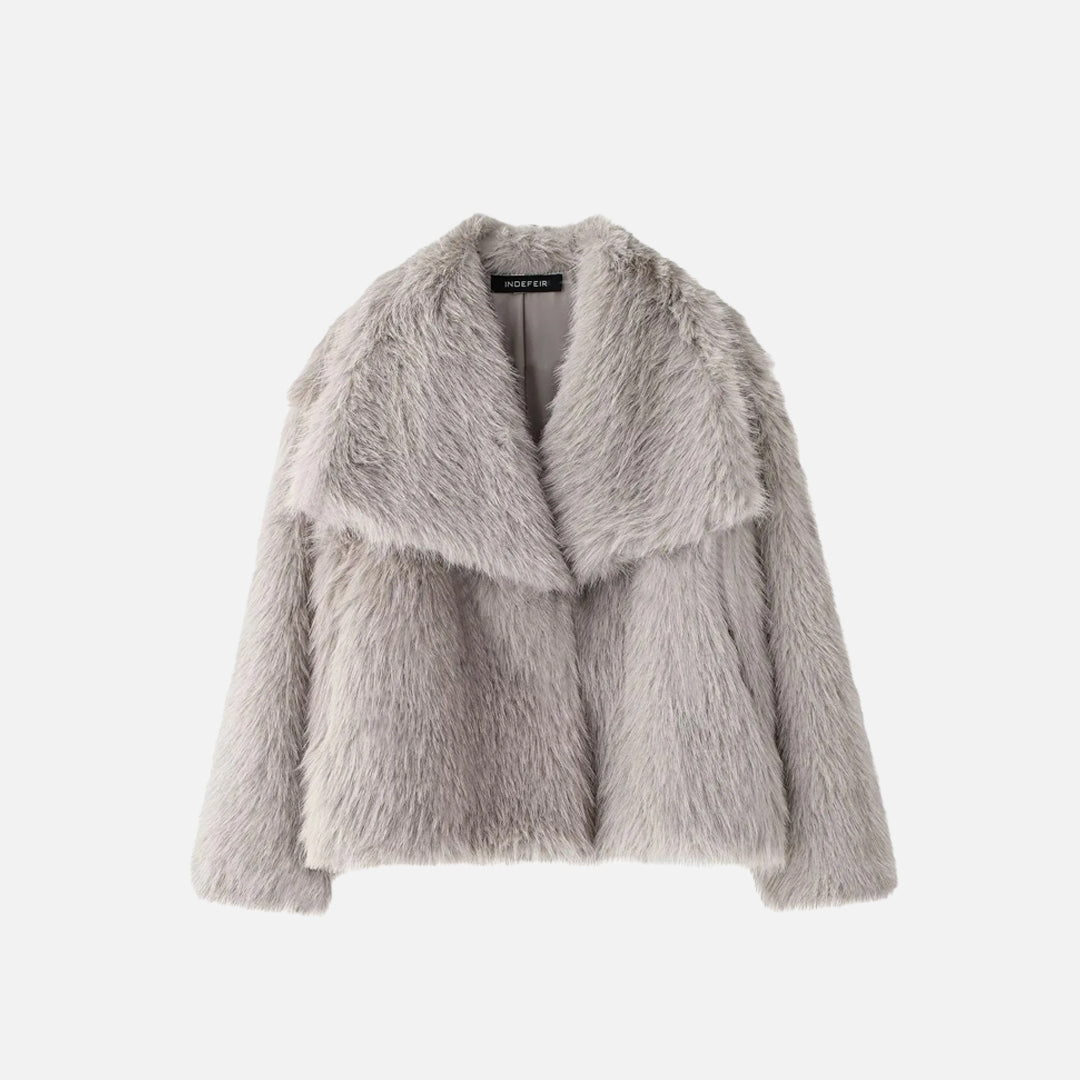 Furry Long-sleeved Jacket