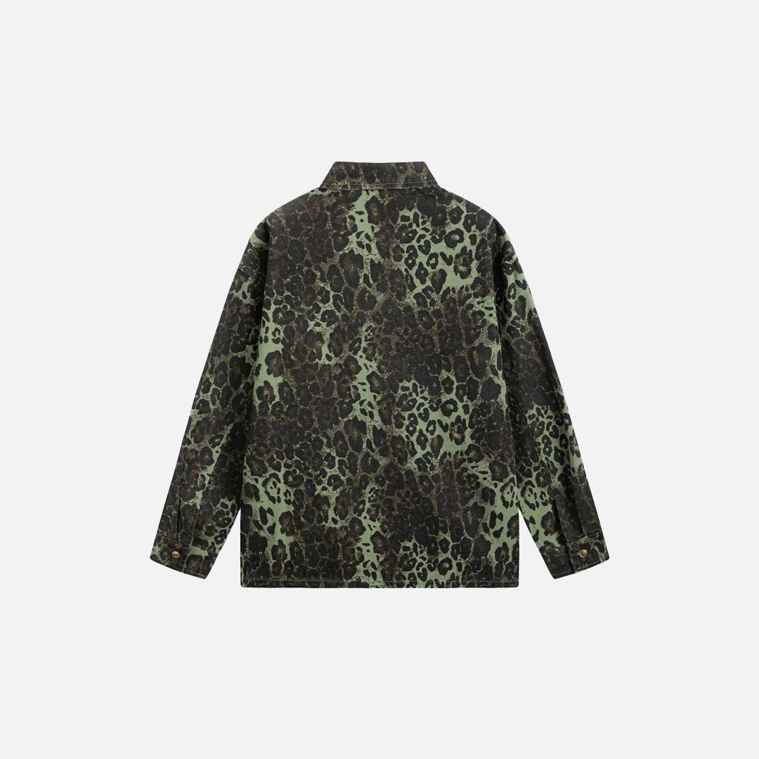 Women’s Green Camouflage Military Jacket