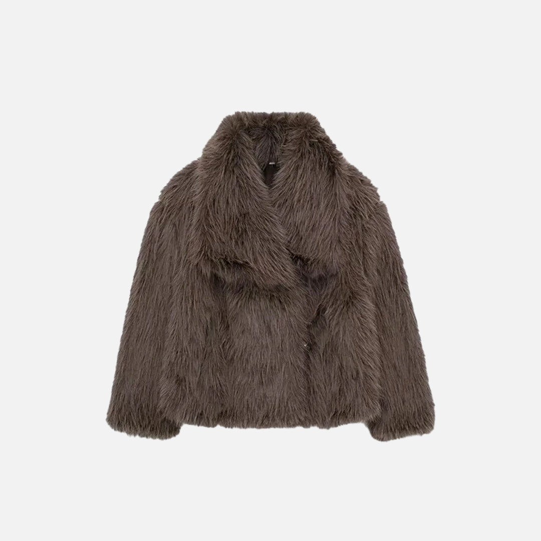 Furry Long-sleeved Jacket