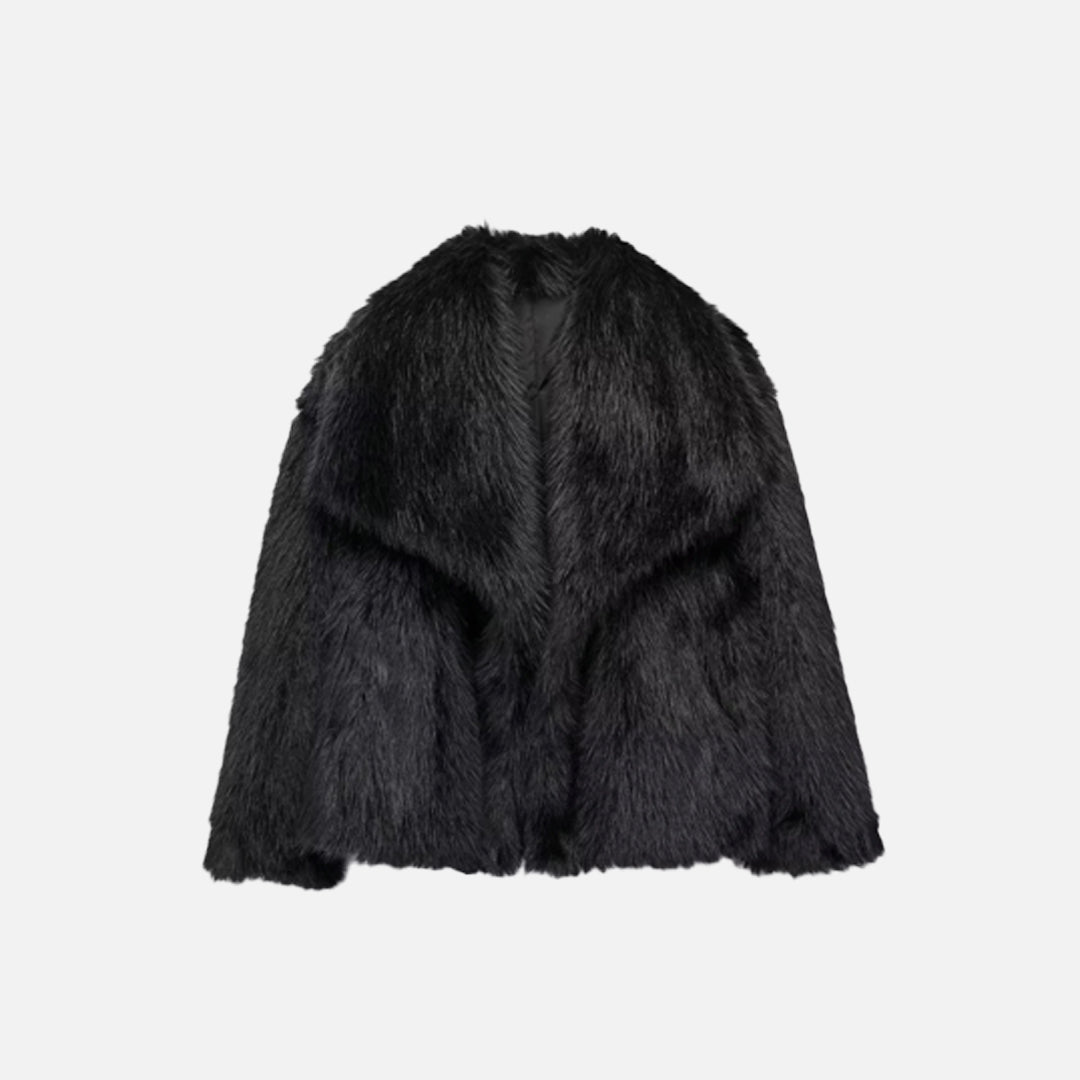 Furry Long-sleeved Jacket