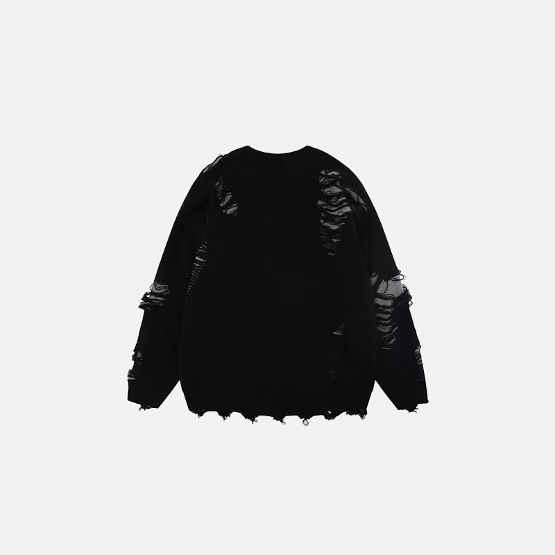 Torn Edge Sweater