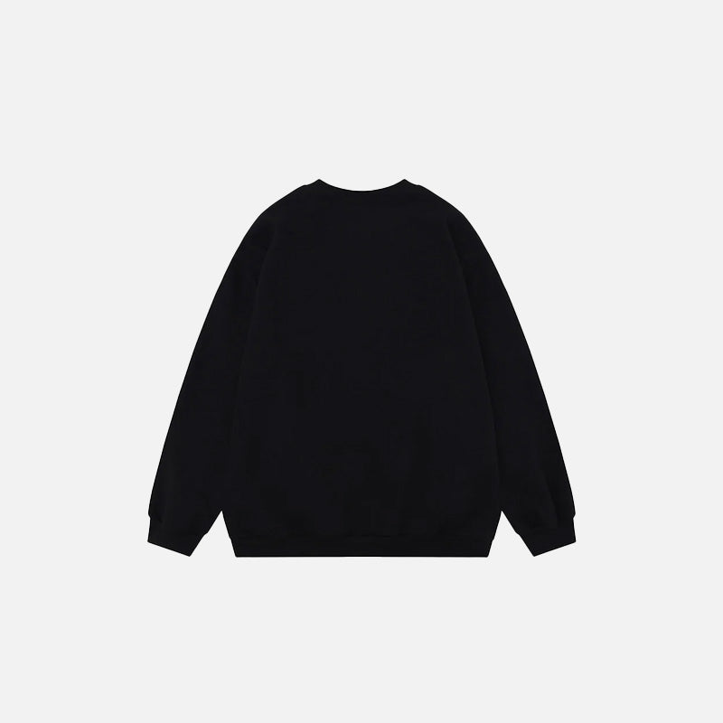 Y2k Star Print Sweatshirt