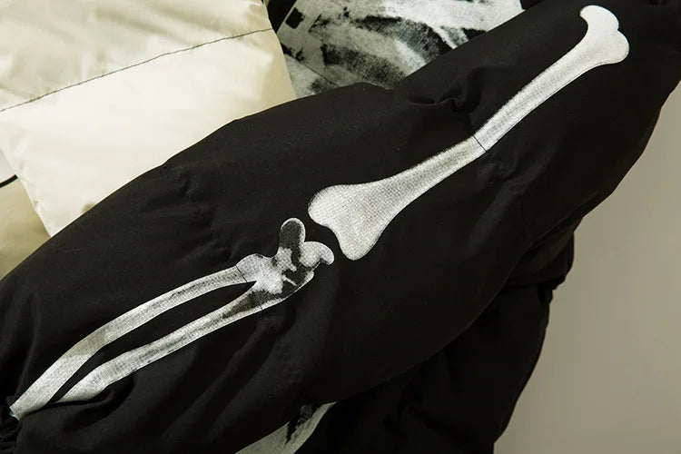 Yin Yang Club Oversized Puffer Jacket