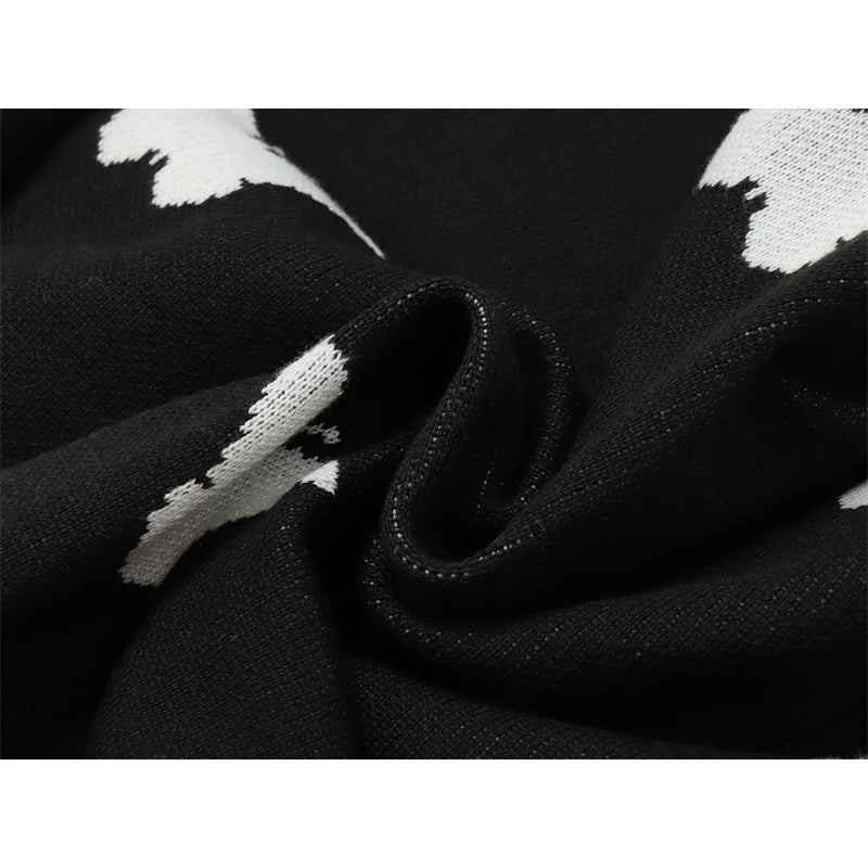 Y2K Korean Butterflies Vintage Sweater