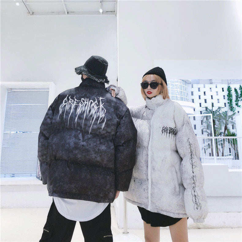 Tie Dye Puffer Jacket
