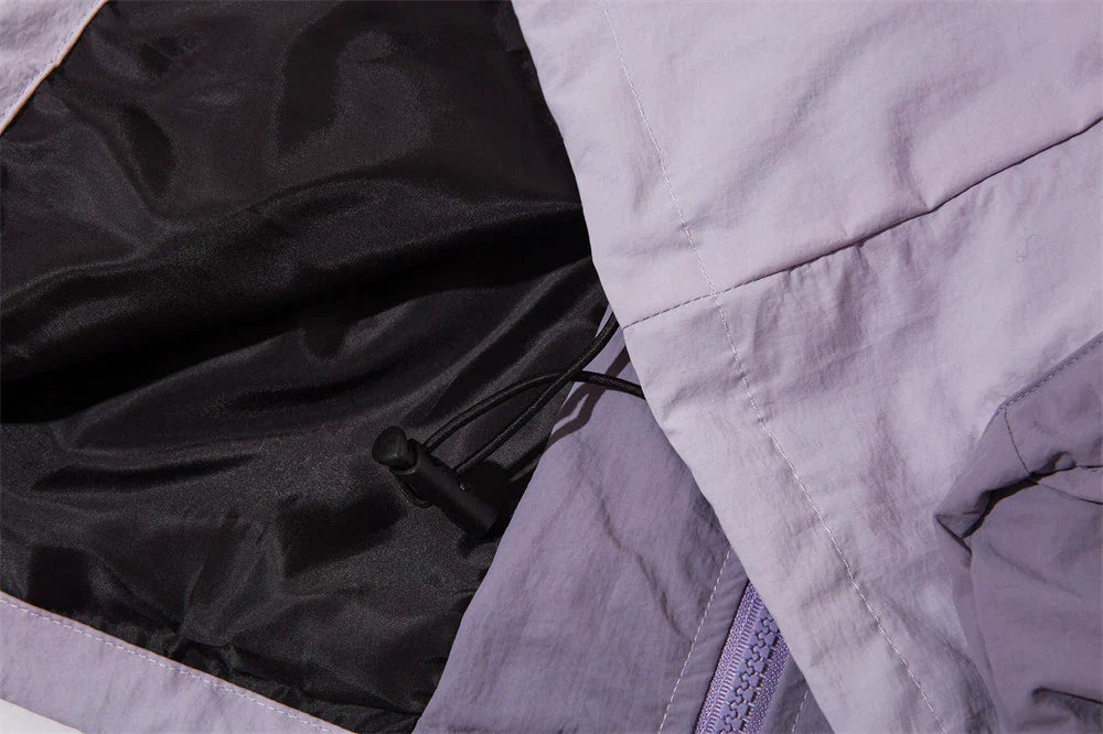 Splicing Color Windbreaker Jacket