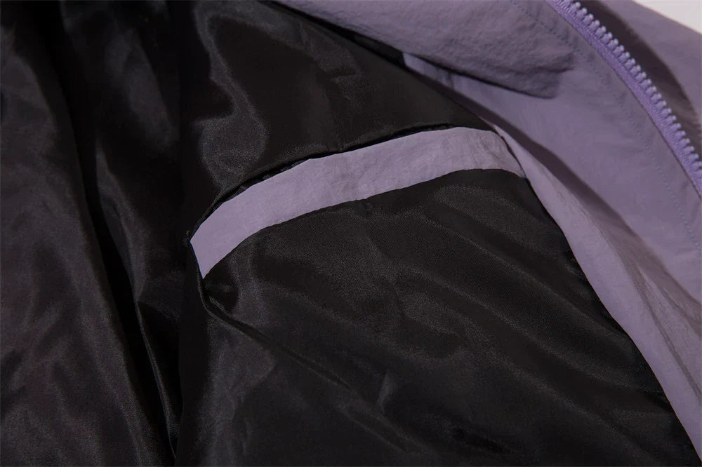 Splicing Color Windbreaker Jacket