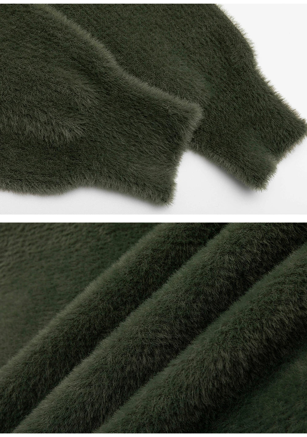 Fuzzy Cozy Knitted Sweater