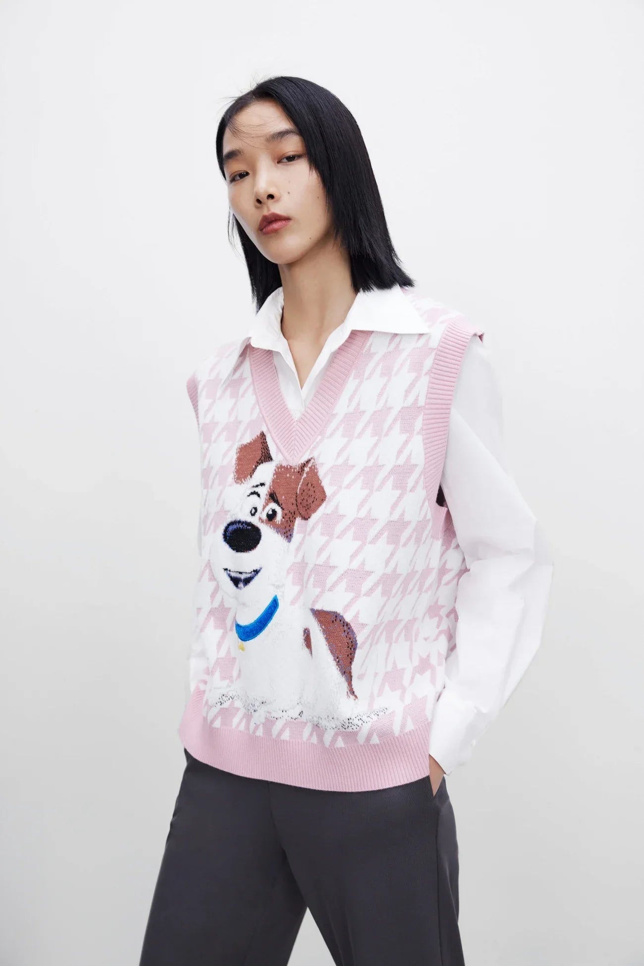 Women Cool Ethereal Cartoon Love Pet Sweater