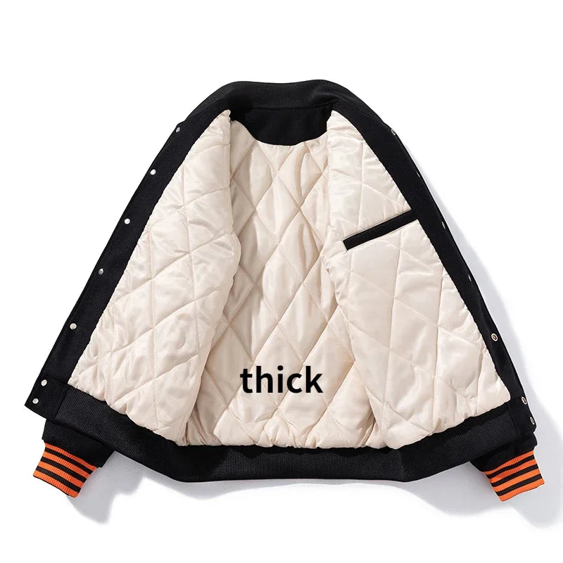 Embroidered Varsity Baseball Jacket