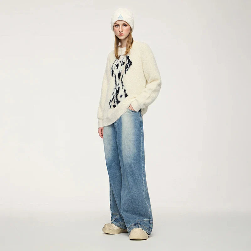 Dalmation Graphic Sweater