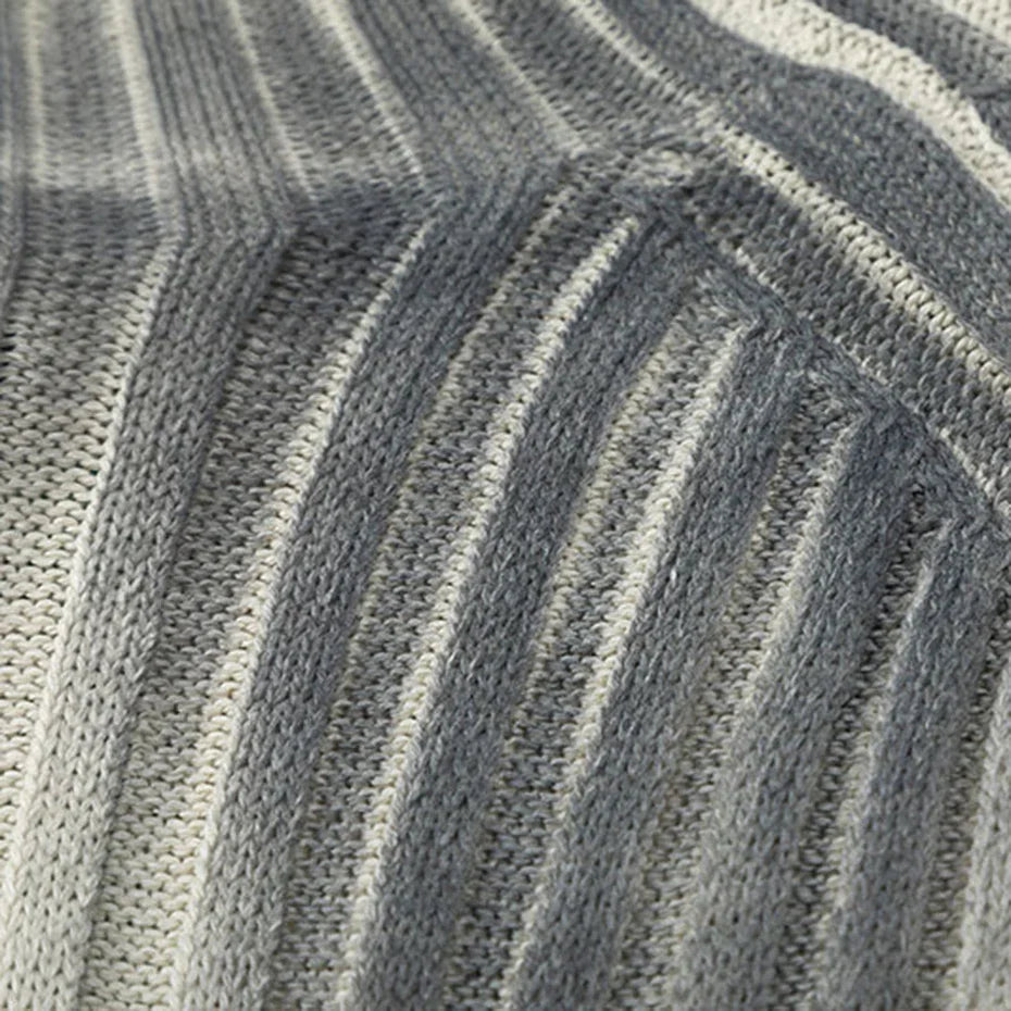 Loose Ripple Knitted Sweater