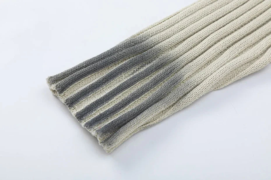 Loose Ripple Knitted Sweater