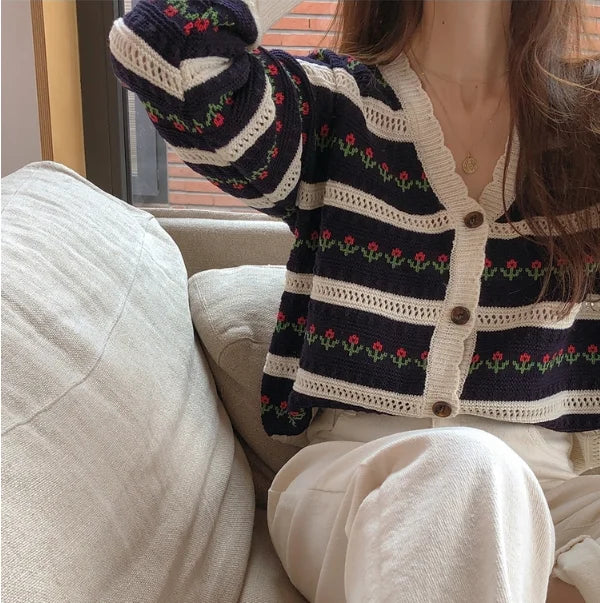 Floral In The Garden Cardigan