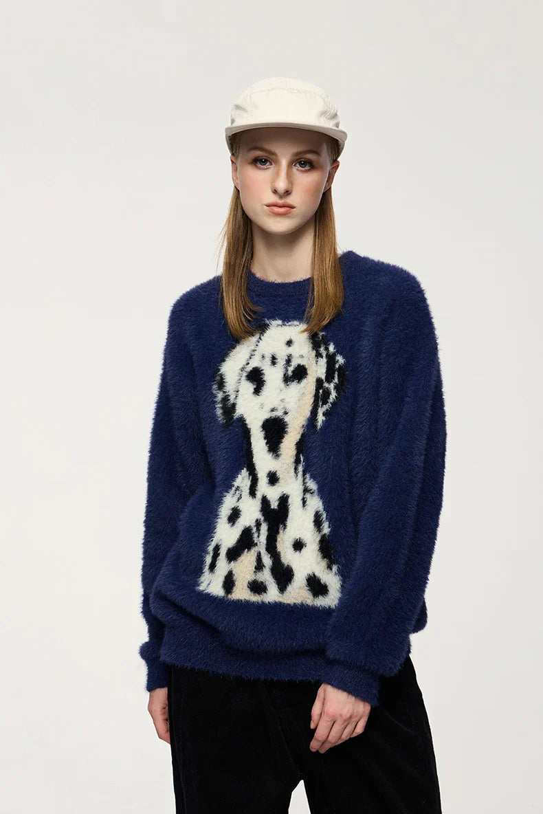 Dalmation Graphic Sweater