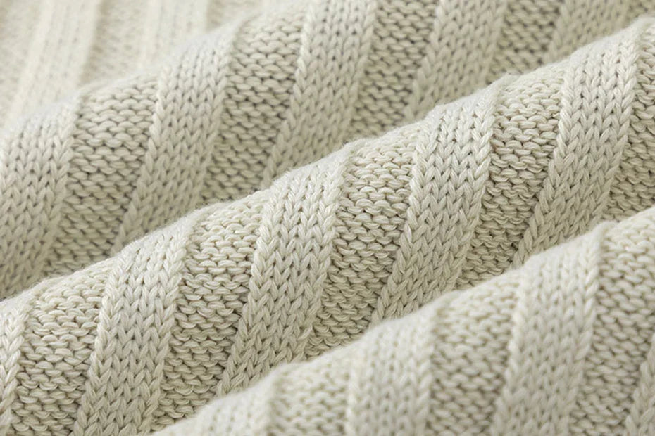 Loose Ripple Knitted Sweater